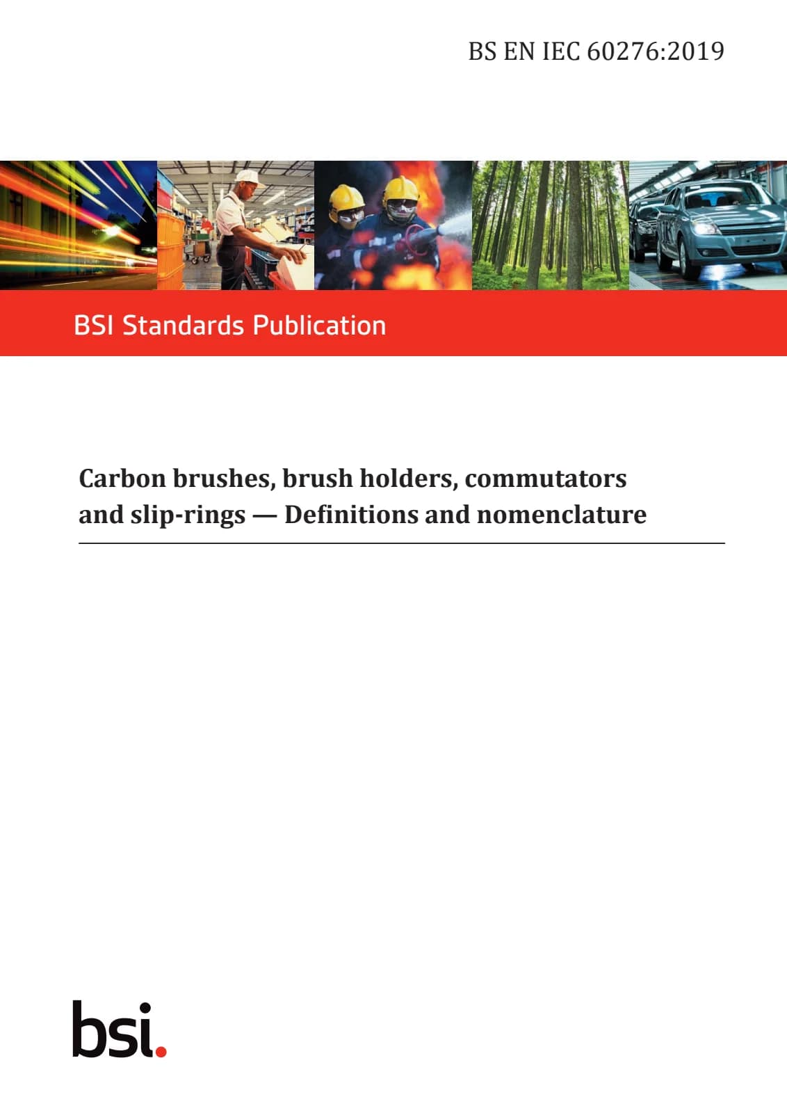 Первая страница стандарта BS EN IEC 60276:2019
