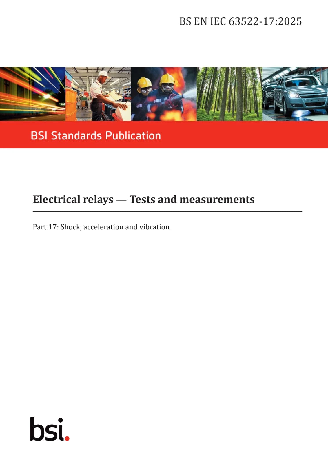 Первая страница стандарта BS EN IEC 63522-17:2025