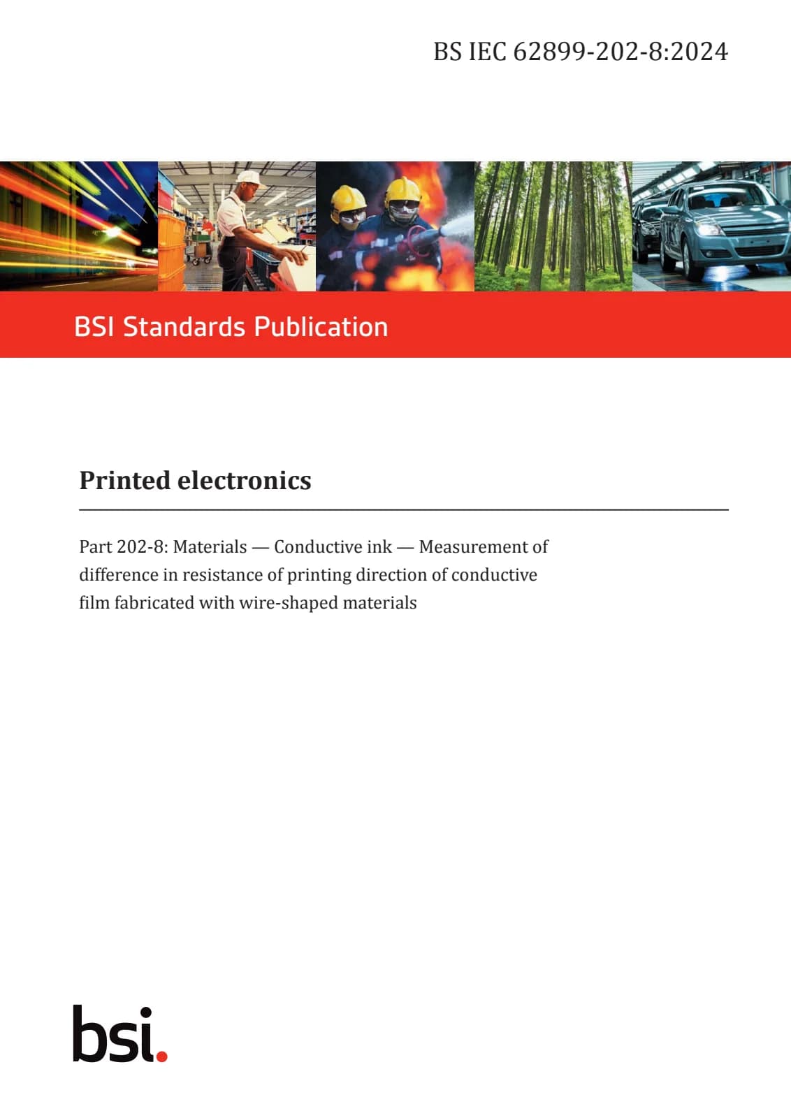Первая страница стандарта BS IEC 62899-202-8:2024