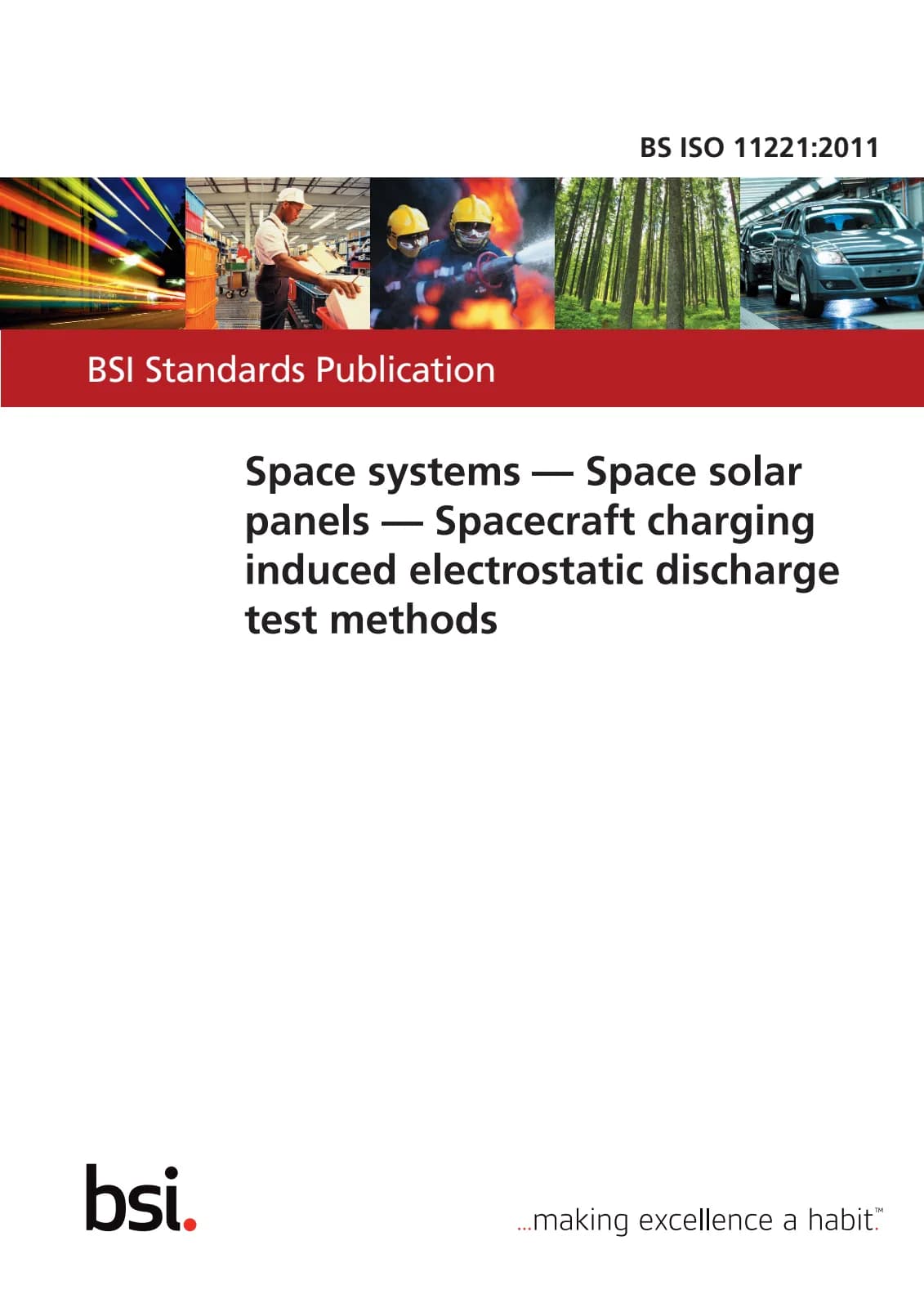 Первая страница стандарта BS ISO 11221:2011