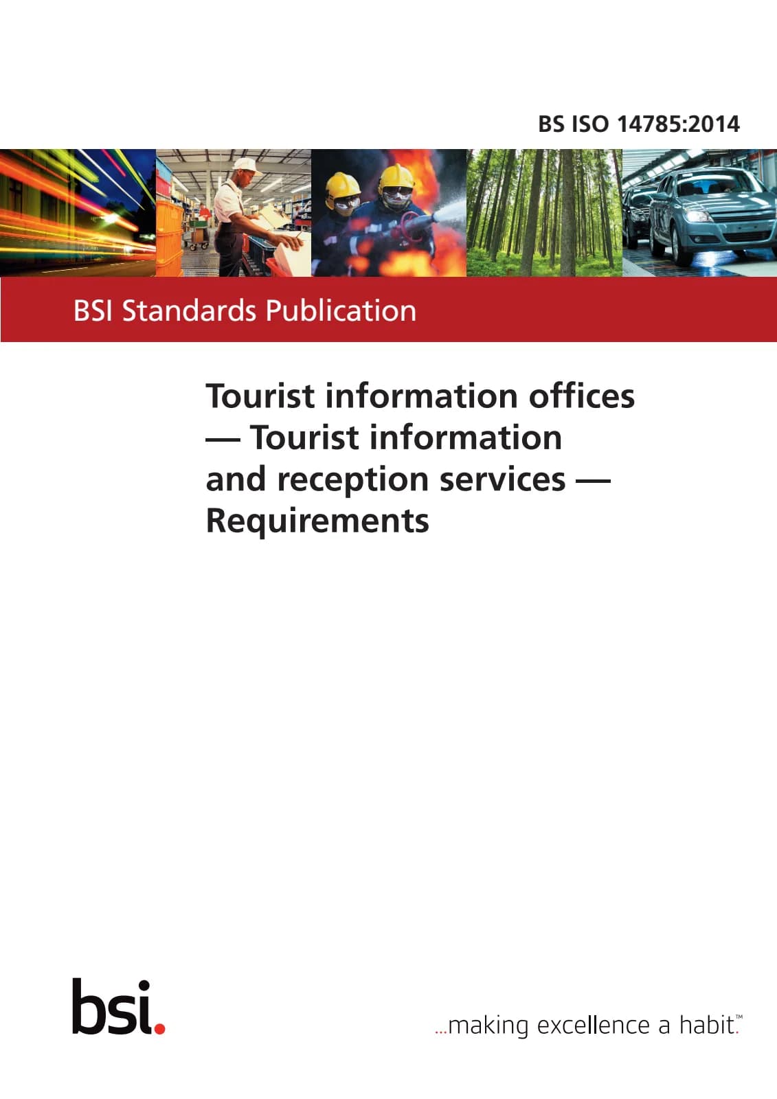 Первая страница стандарта BS ISO 14785:2014