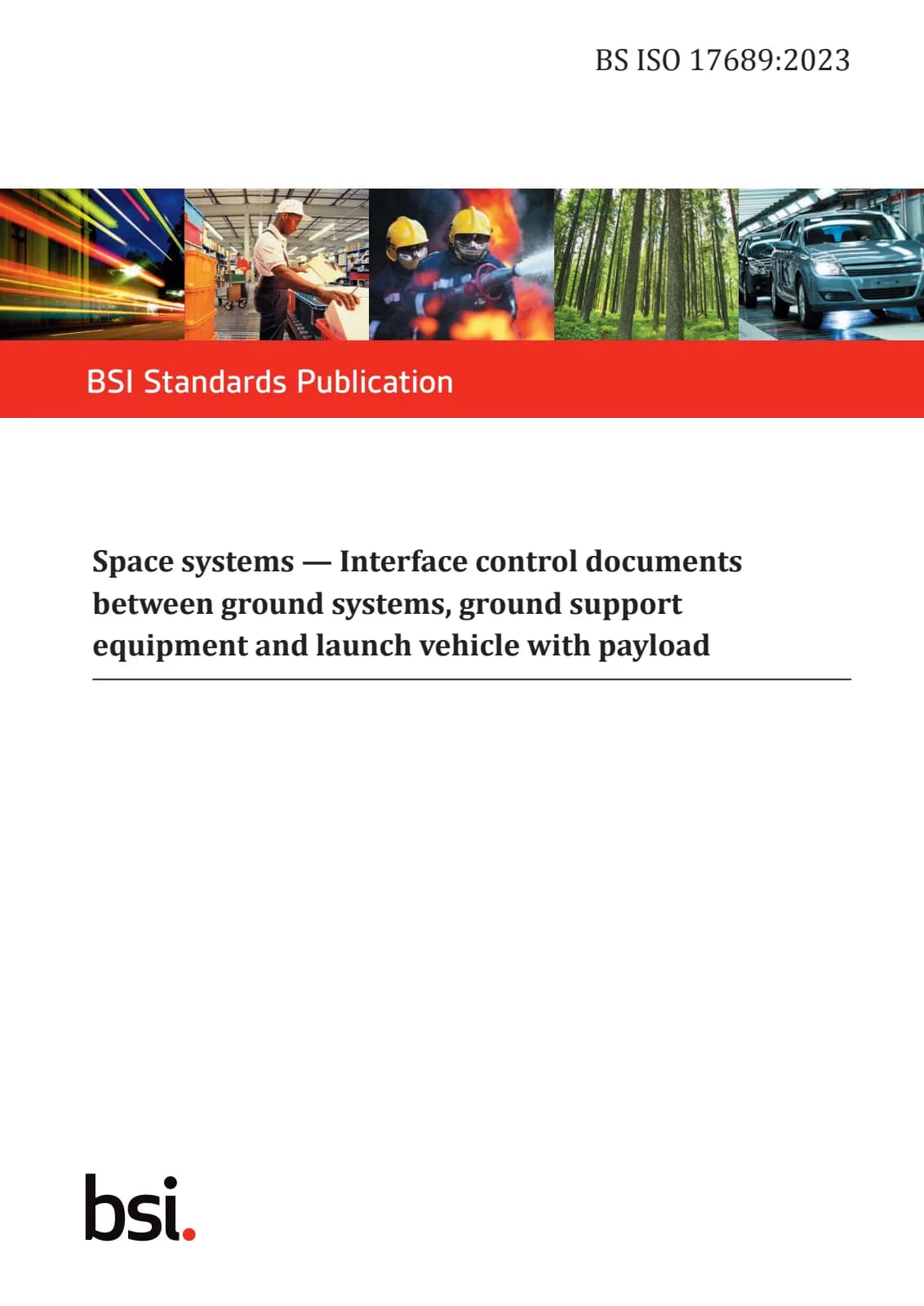 Первая страница стандарта BS ISO 17689:2023
