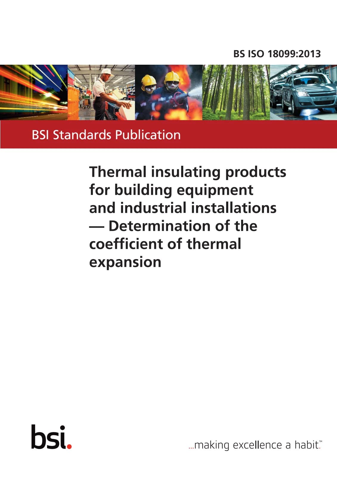 Первая страница стандарта BS ISO 18099:2013