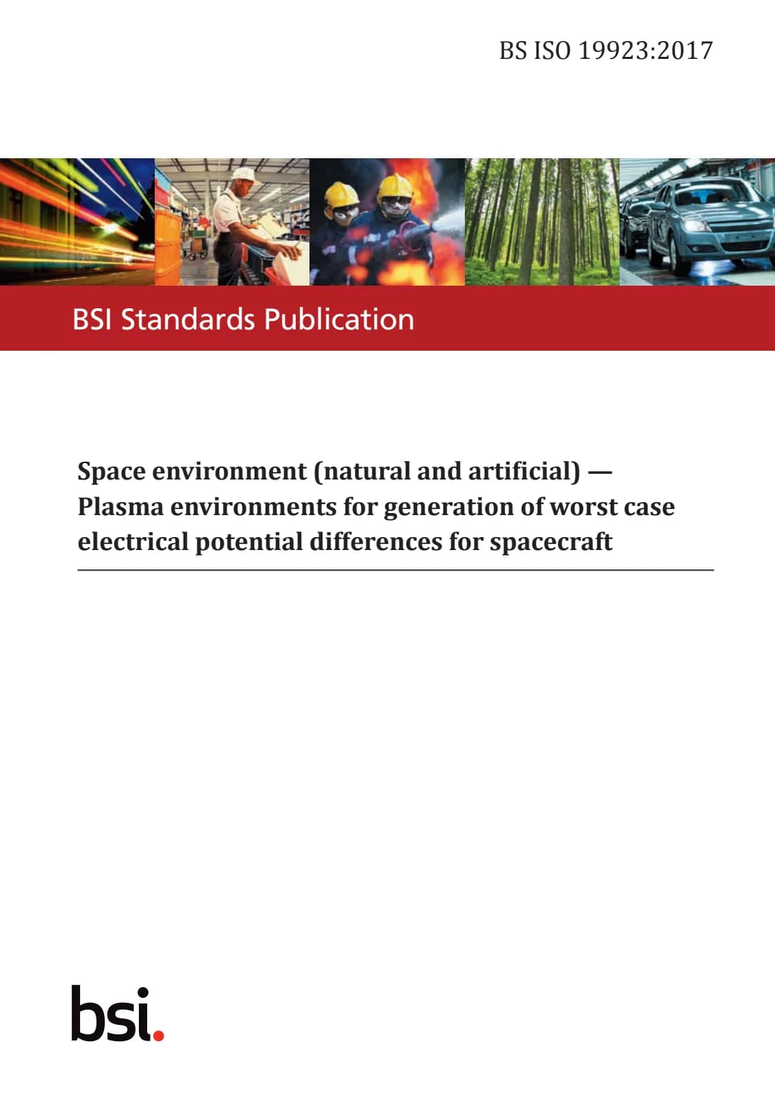 Первая страница стандарта BS ISO 19923:2017