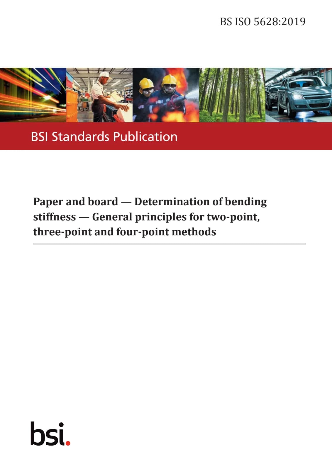 Первая страница стандарта BS ISO 5628:2019