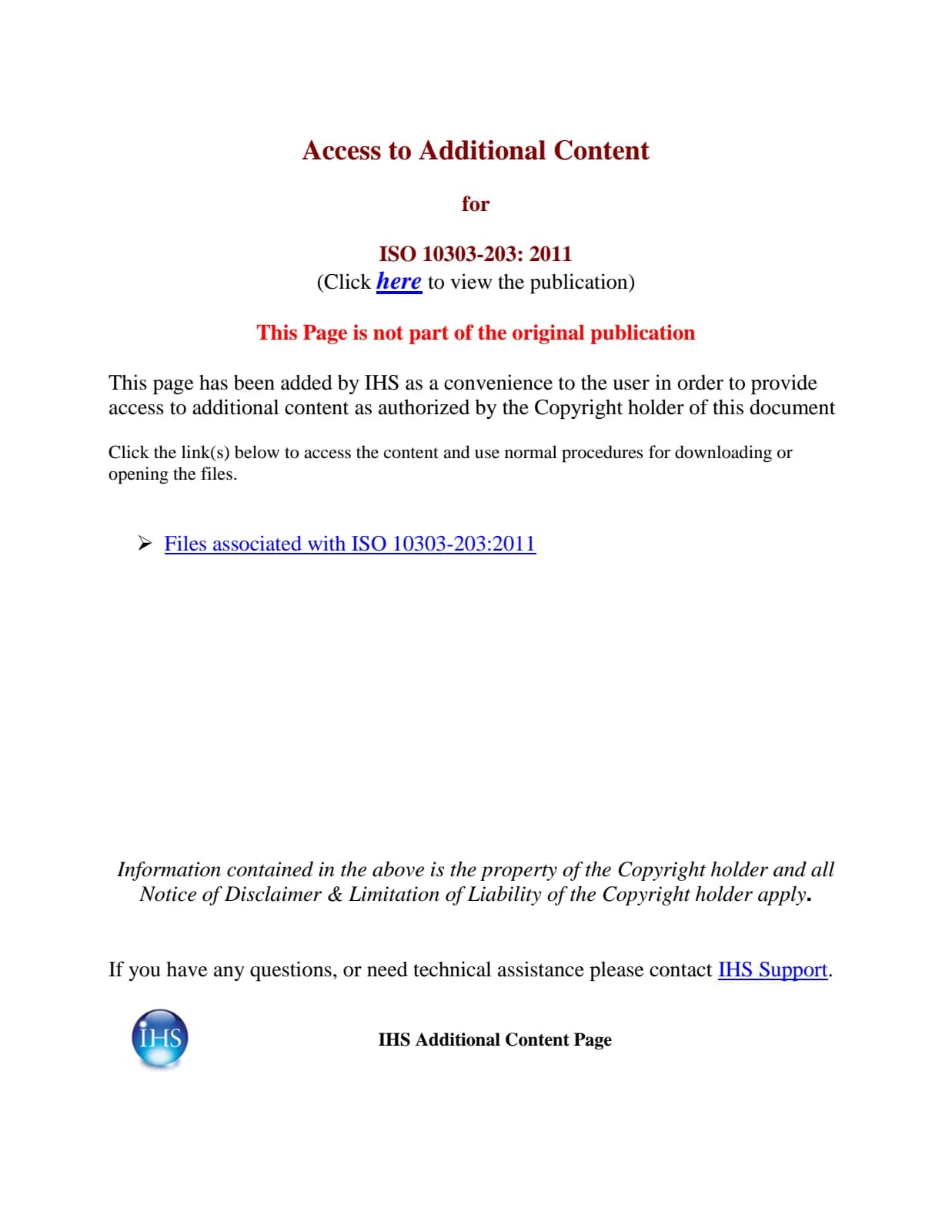 Первая страница стандарта ISO 10303-203:2011