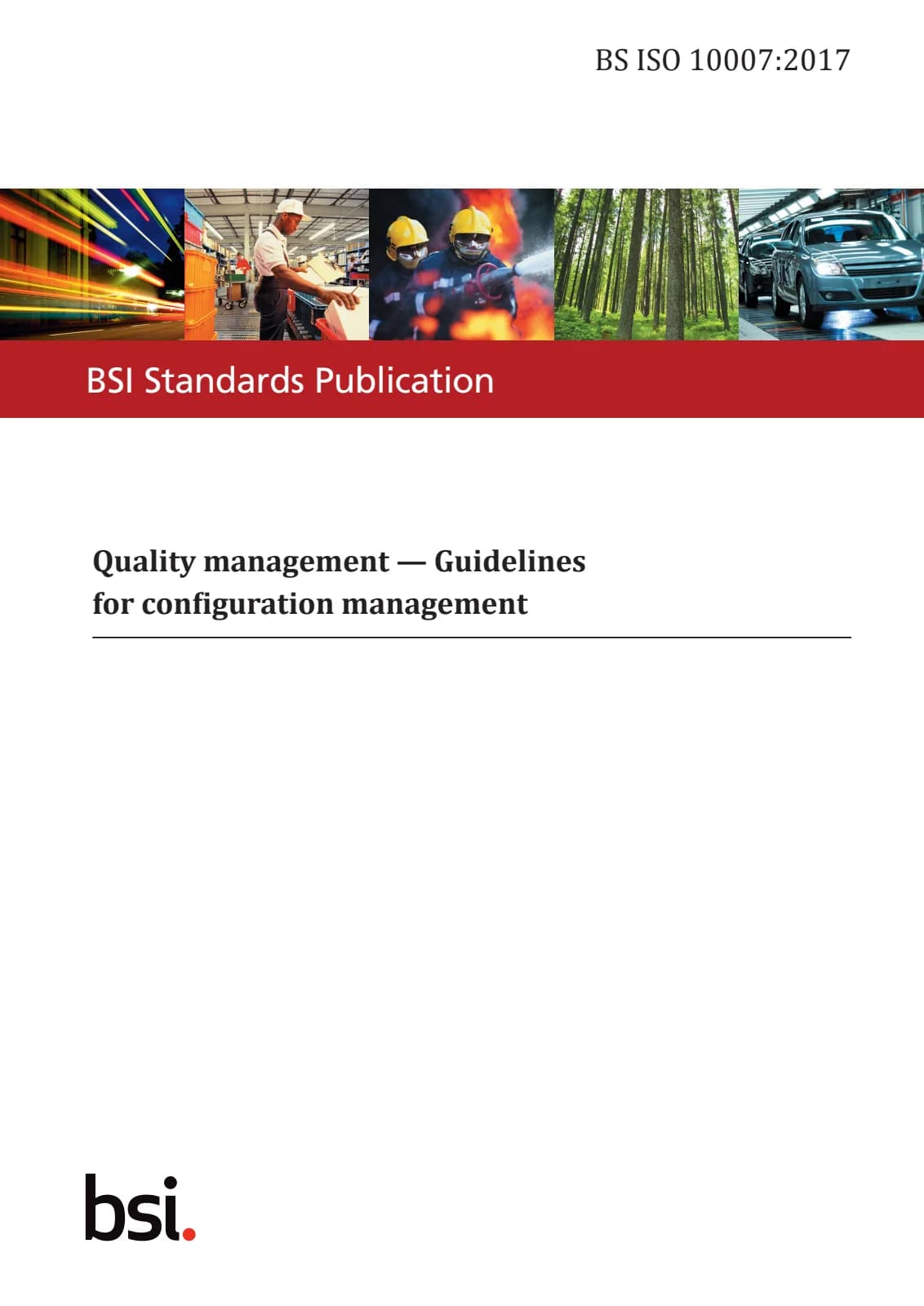 Первая страница стандарта BS ISO 10007:2017