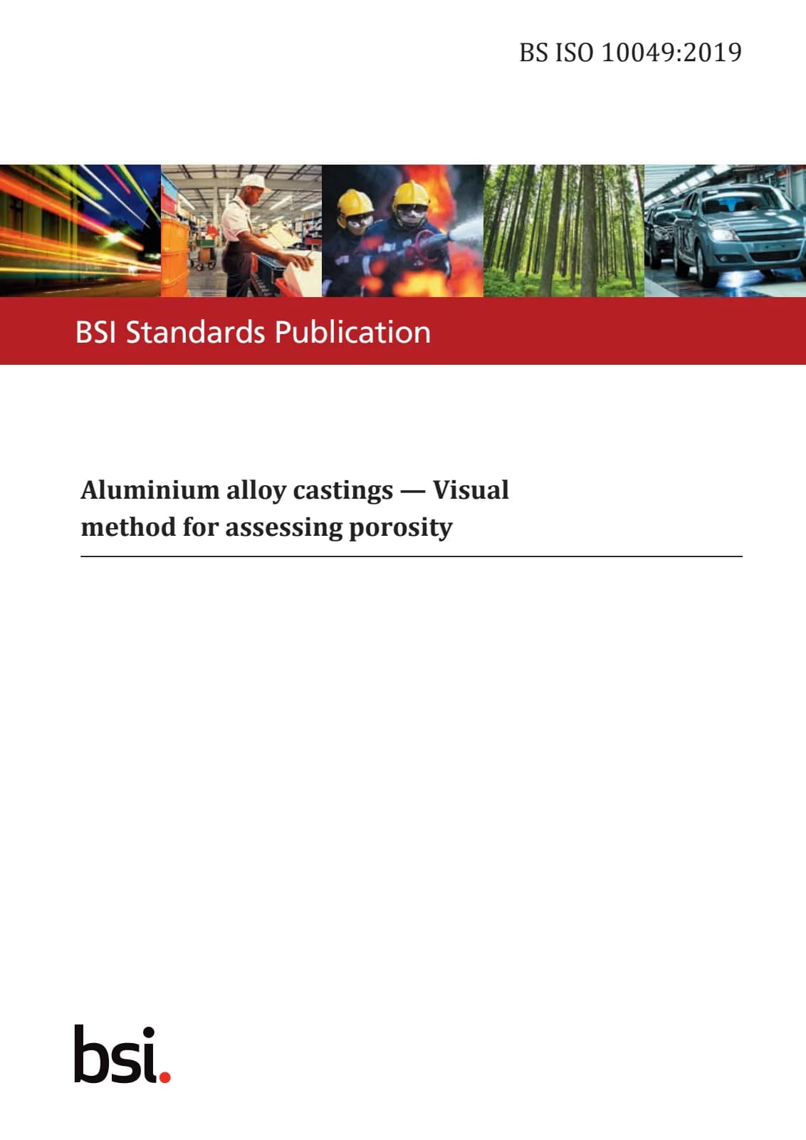 Первая страница стандарта BS ISO 10049:2019