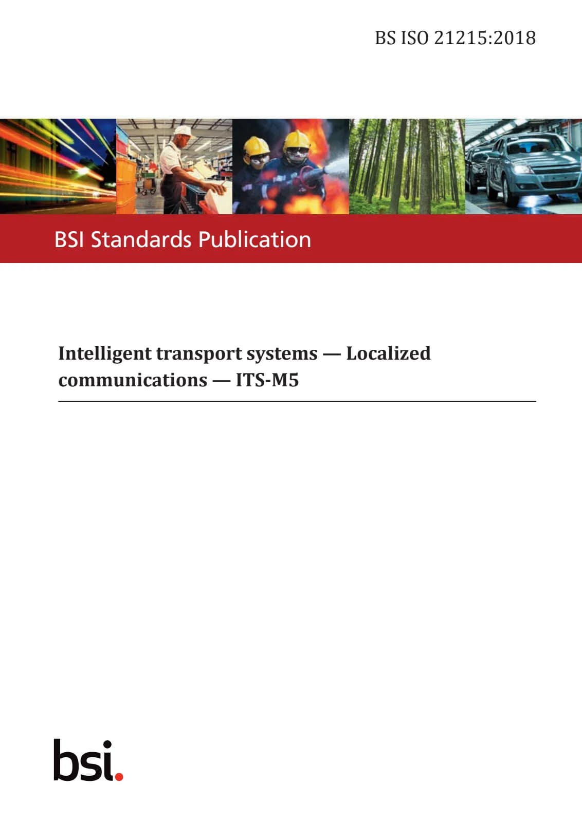 Первая страница стандарта BS ISO 21215:2018